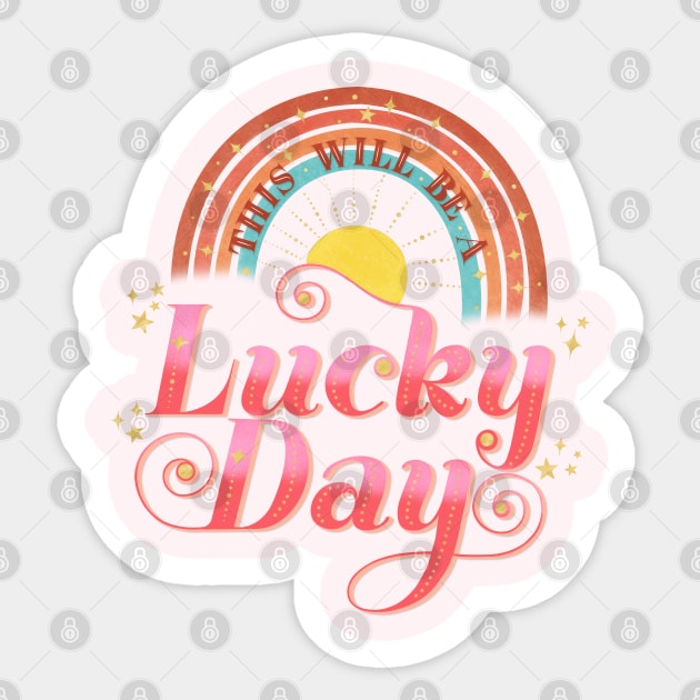 Lucky Day Sticker by CalliLetters